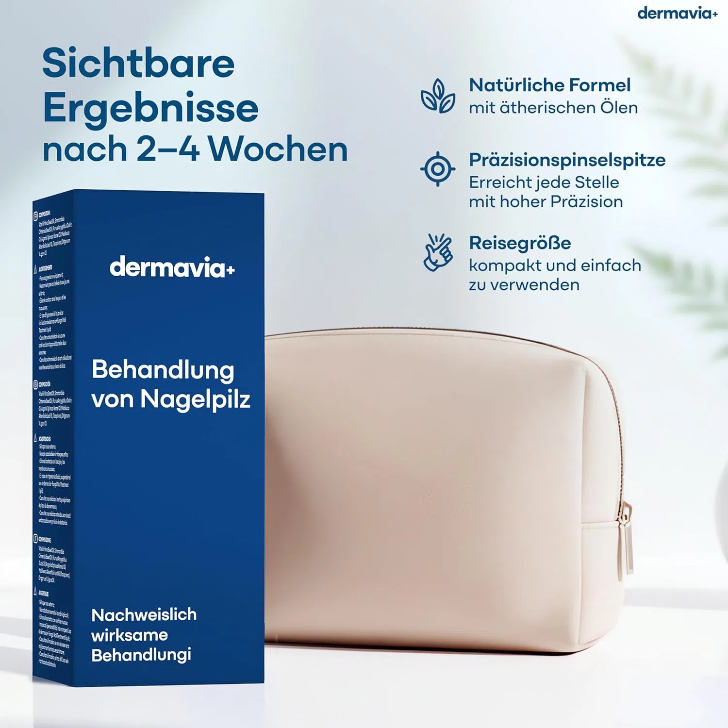 Интенсивная сыворотка DERMAVIA+ для ломких, утолщенных и обесцвеченных ногтей, 50 мл Dermavia+ — фото 4