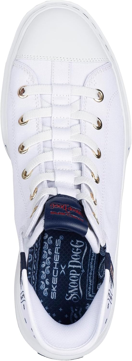 Мужские кроссовки Skechers Snoop Dogg: Snoop ONE-Double G Hands Free Slip-Ins, белый/красный/синий/темно-синий — фото 3