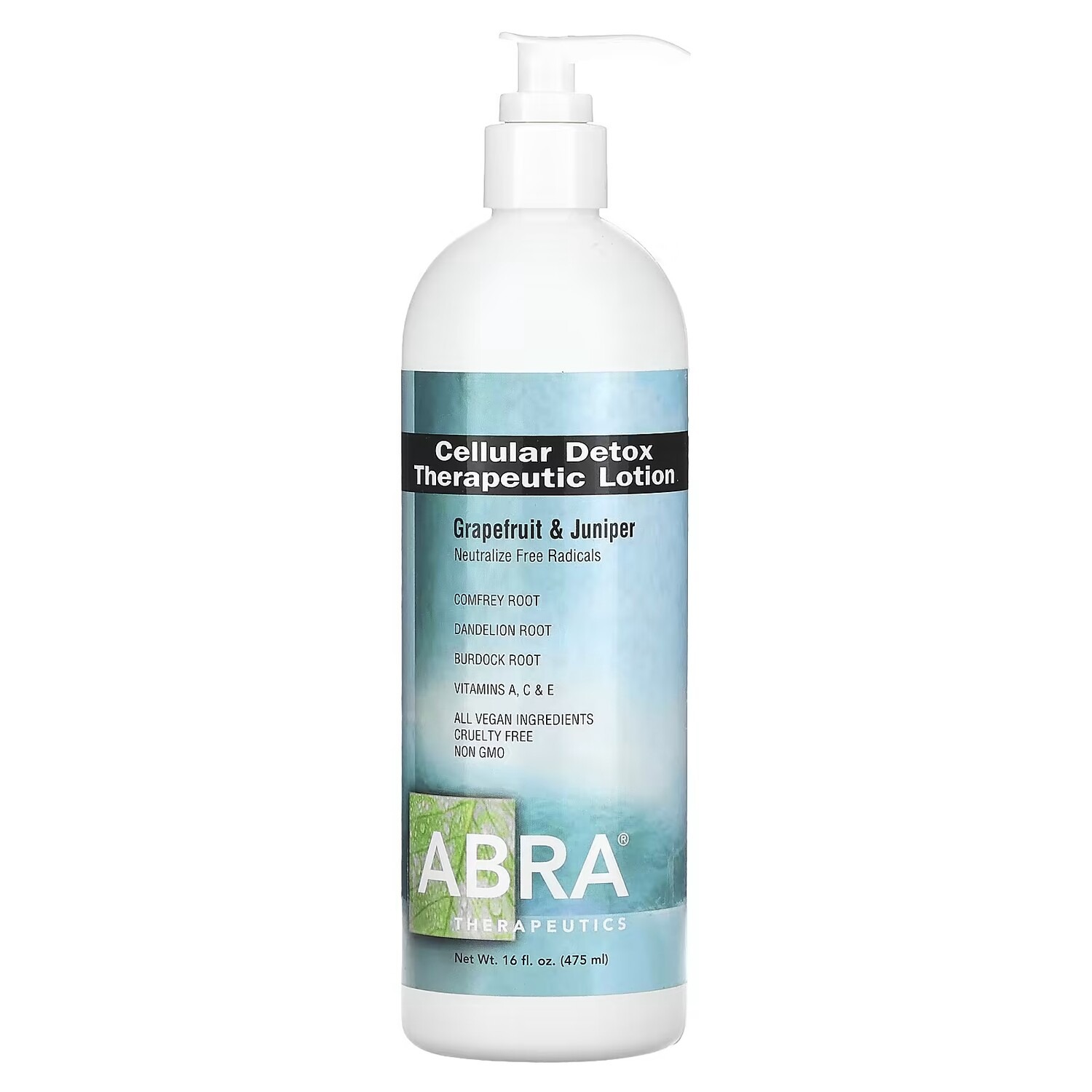 

Abracadabra Abra Therapeutics Cellular Detox Therapeutic Lotion Грейпфрут и можжевельник 16 жидких унций (475 мл) Abracadabra, Abra Therapeutics