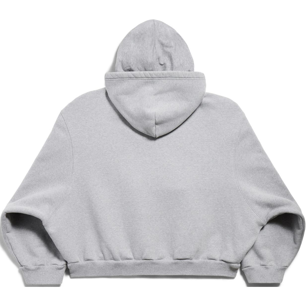 Балэнсиага FW24 Unity Sport Icon Incognito Серая Толстовка на Молнии — фото 3