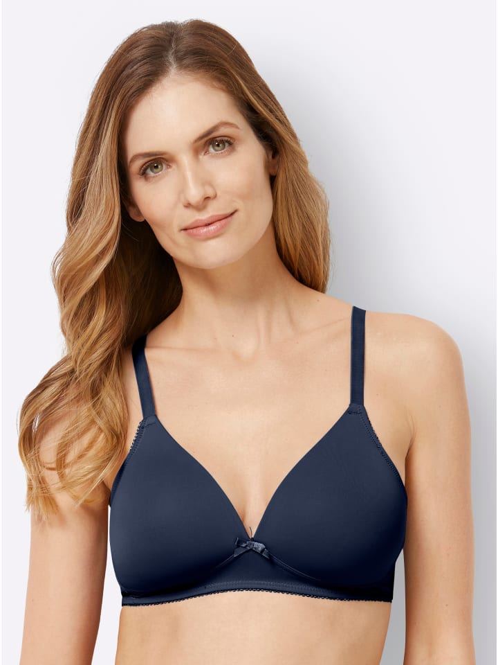 

Бюстгальтер-майка без косточек, цвет темно-синий Naturana