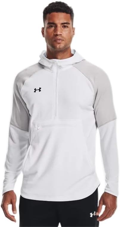 

Мужской флисовый анорак Under Armour Qualifier, White-Halo Gray-Stealth Gray