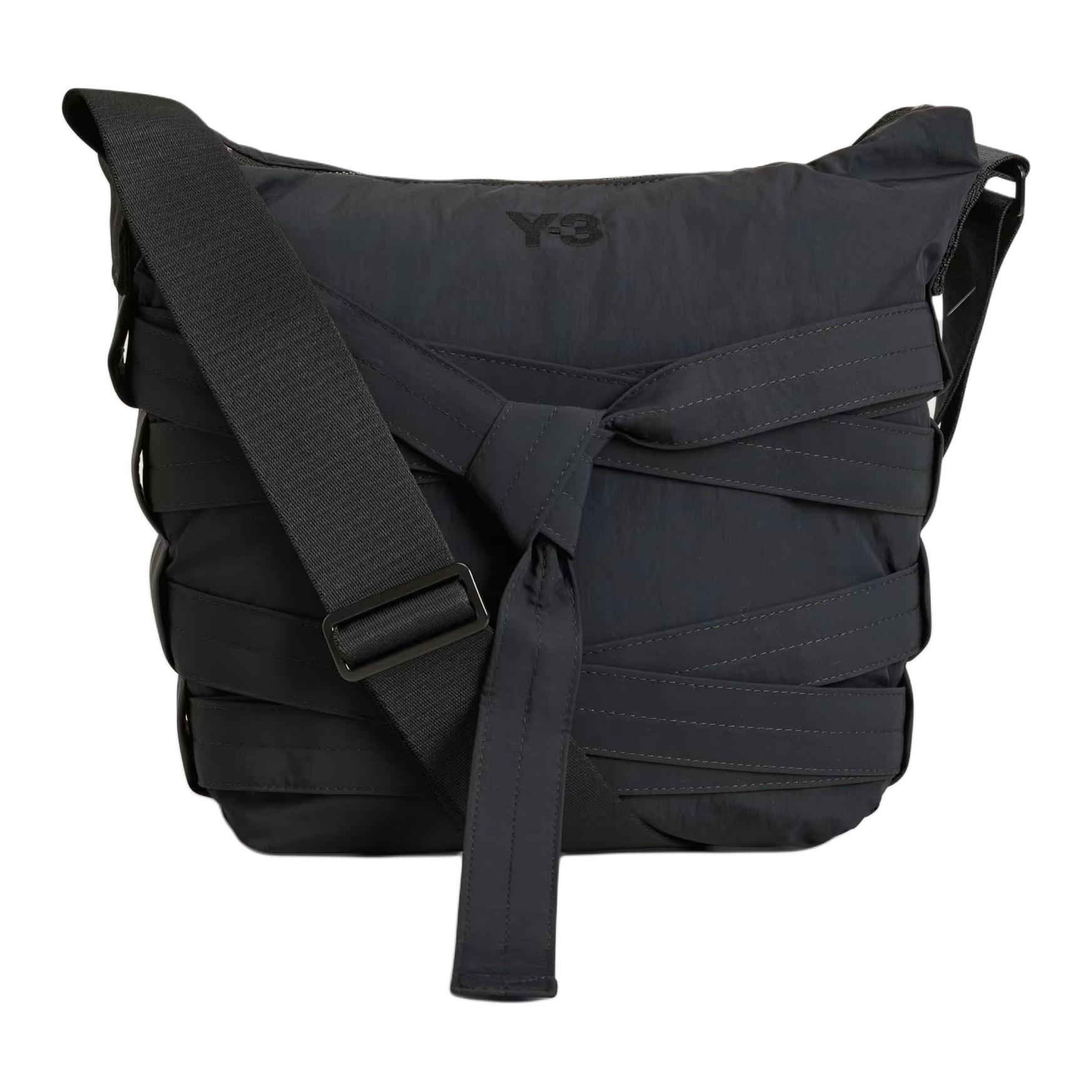 

Adidas With AdiClub Y 3 Cinch Shoulder Bag, Black