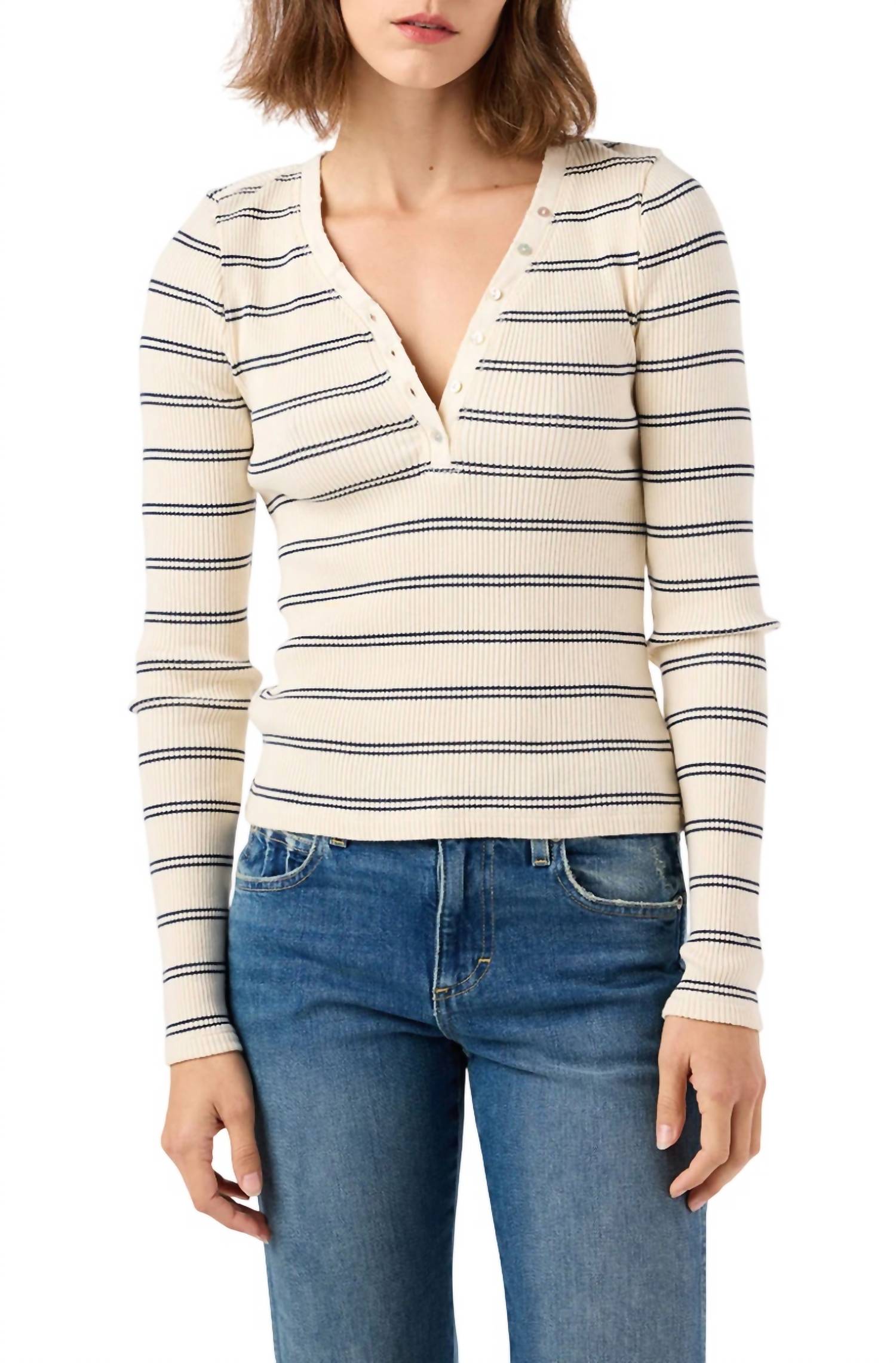 

Самый дорогой топ Henley в цвете Bone/Neptune AMO