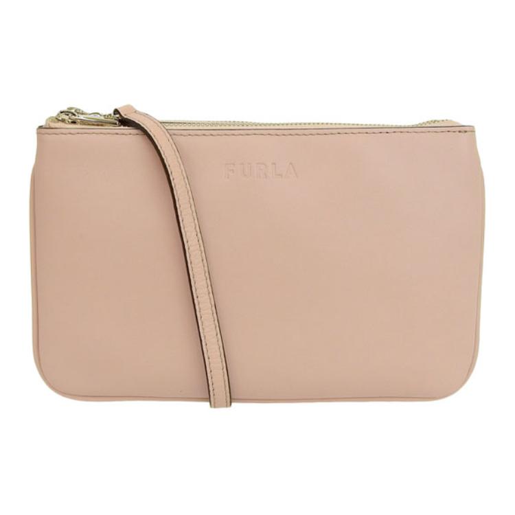 

Furla Кожаная поясная сумка мини женская розовая