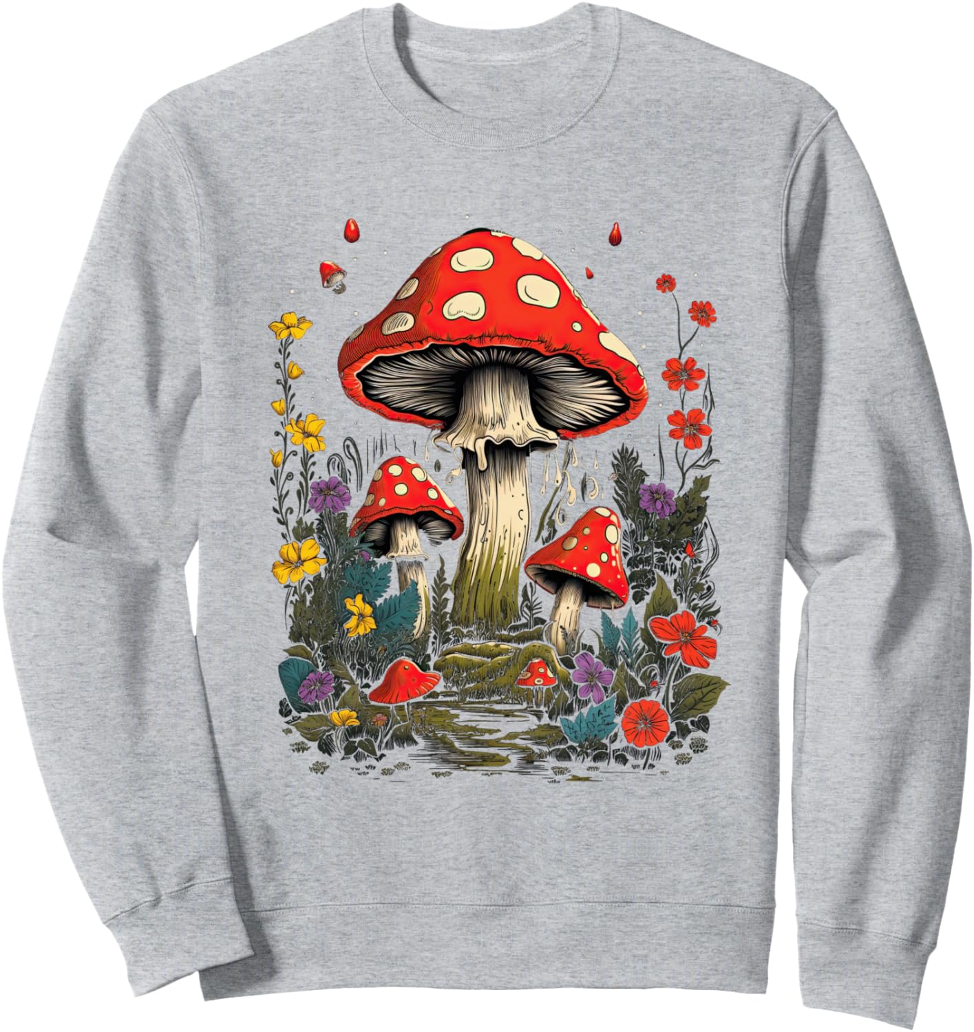 

Толстовка Cottagecore Goblincore And Fairycore Stuff, серый