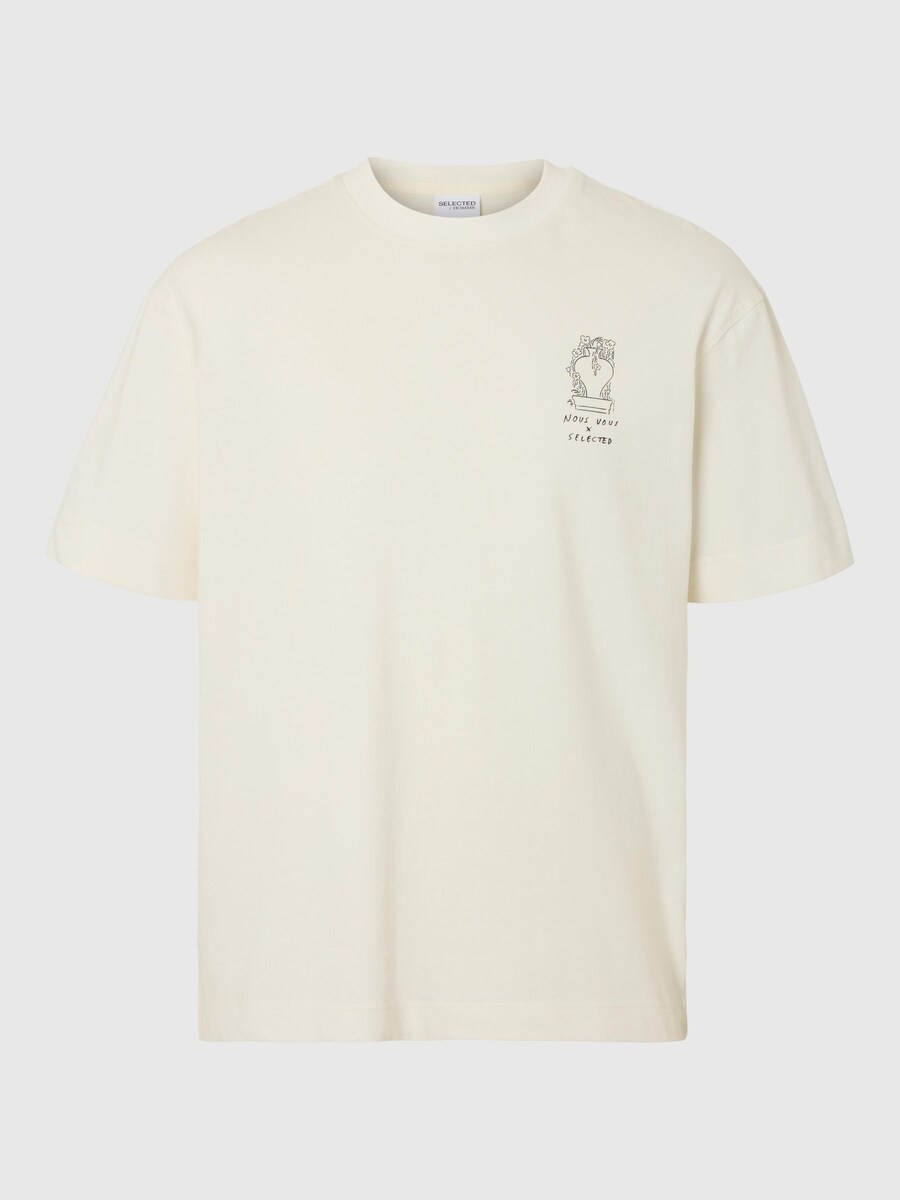 

Рубашка SELECTED HOMME, экрю