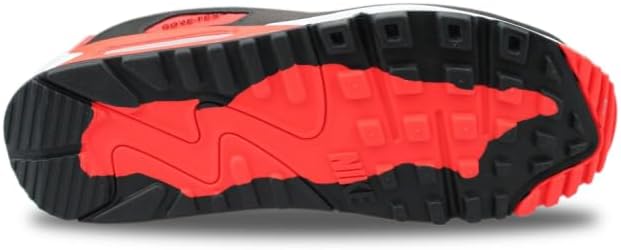 Мужские кроссовки Nike Air Max 90 GTX, белый/черный/красный/серый/ярко-красный — фото 4