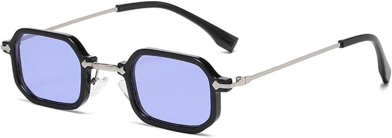 

Солнцезащитные очки с защитой от УФ-излучения UV400 | Маленькие, женские и мужские, синие, для занятий спортом на открытом воздухе и вождения DSVIGF, Black Blue Purple