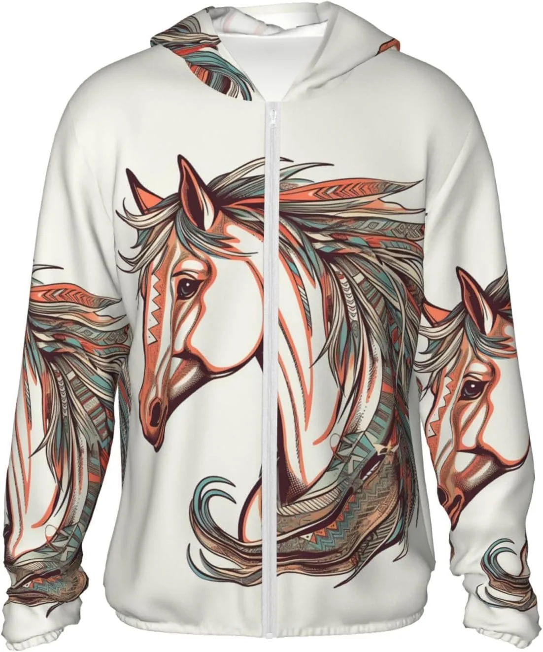 

Куртка с капюшоном Cupid Arrow Love Horse, UPF 50+, с длинным рукавом GFLFMXZW