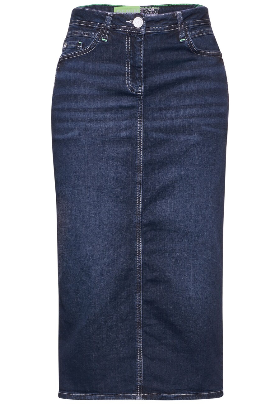 

Юбка миди CECIL Skirt, темно-синий