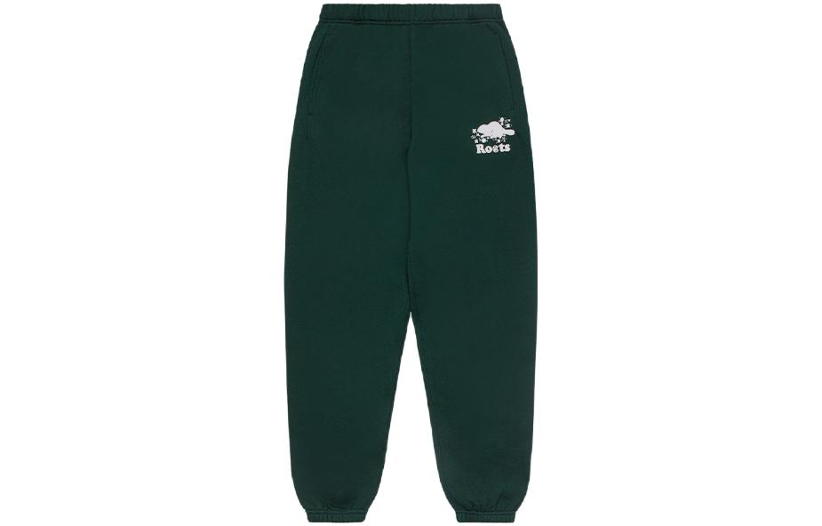 

Roots X ROOTS совместная модель вязаные спортивные штаны unisex CLOT, зеленый