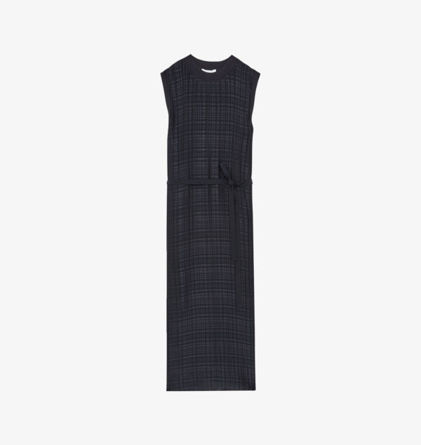 

Платье миди Jules с плиссировкой и плетением Reiss, синий
