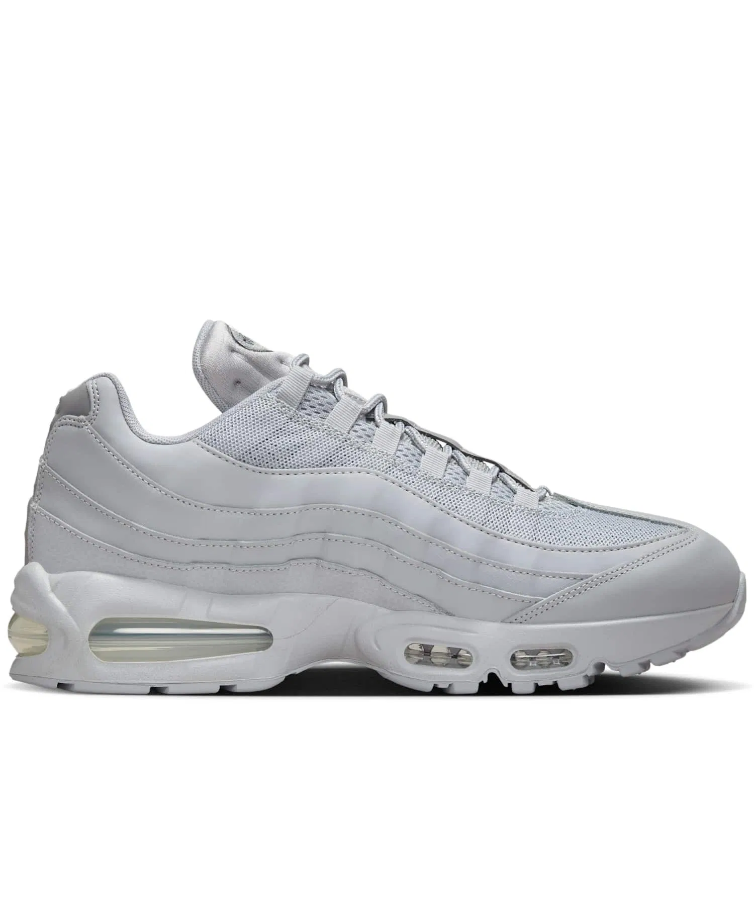 Мужские кроссовки Air Max 95 Big Bubble NIKE серые — фото 3