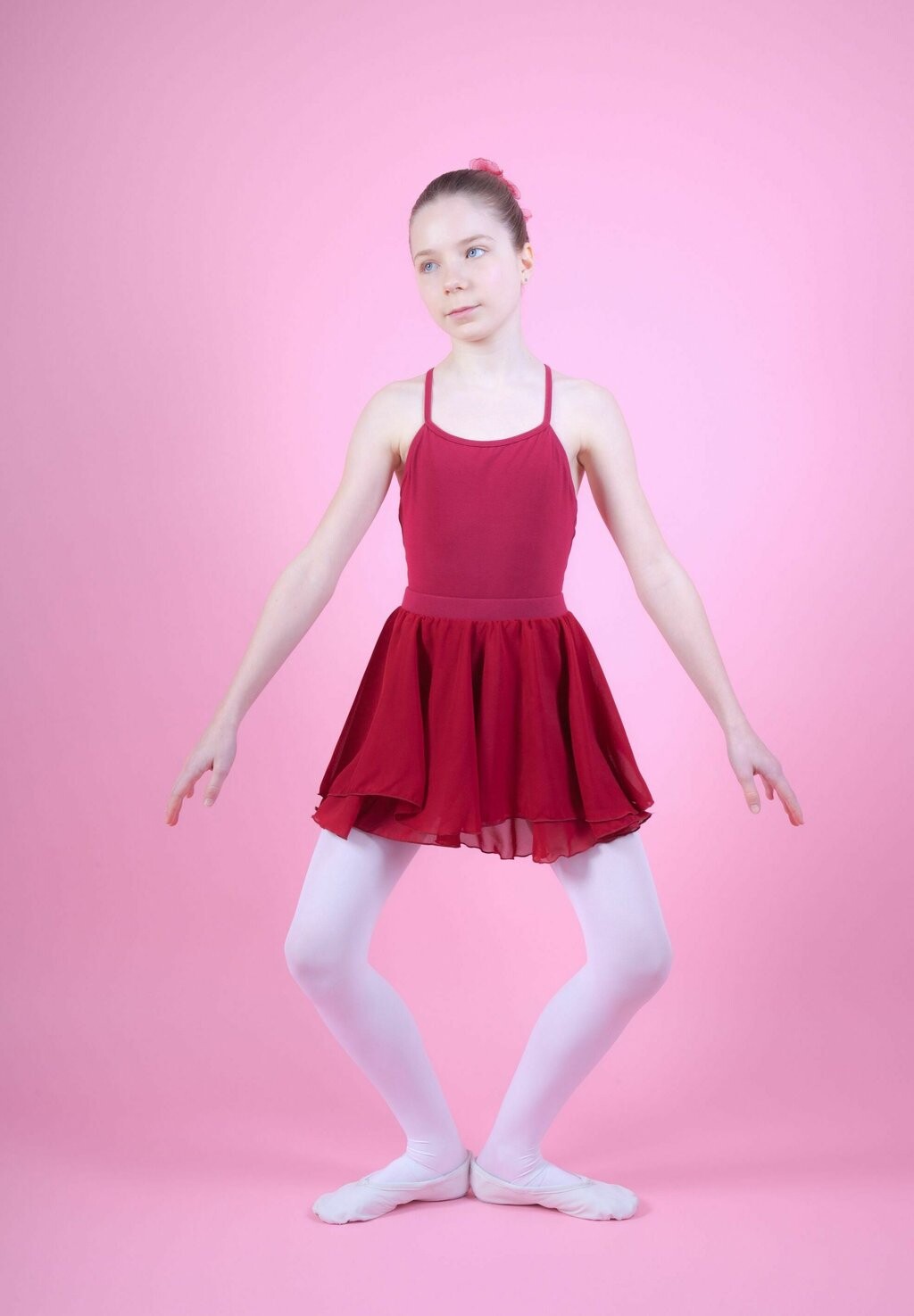 

Спортивная юбка BALLETTROCK ELLI Tanzmuster, цвет burgunder