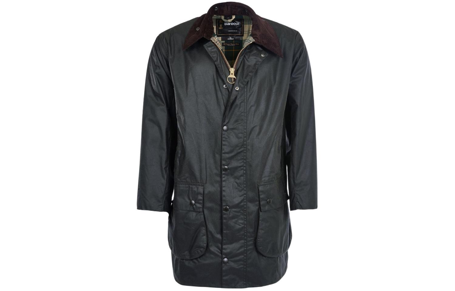 

BARBOUR Вощеная куртка Border, Dark Green