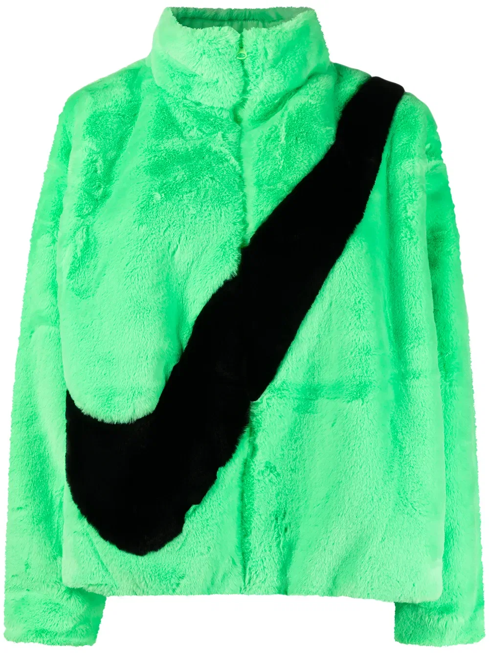 Куртка из искусственного меха Nike, зеленый
