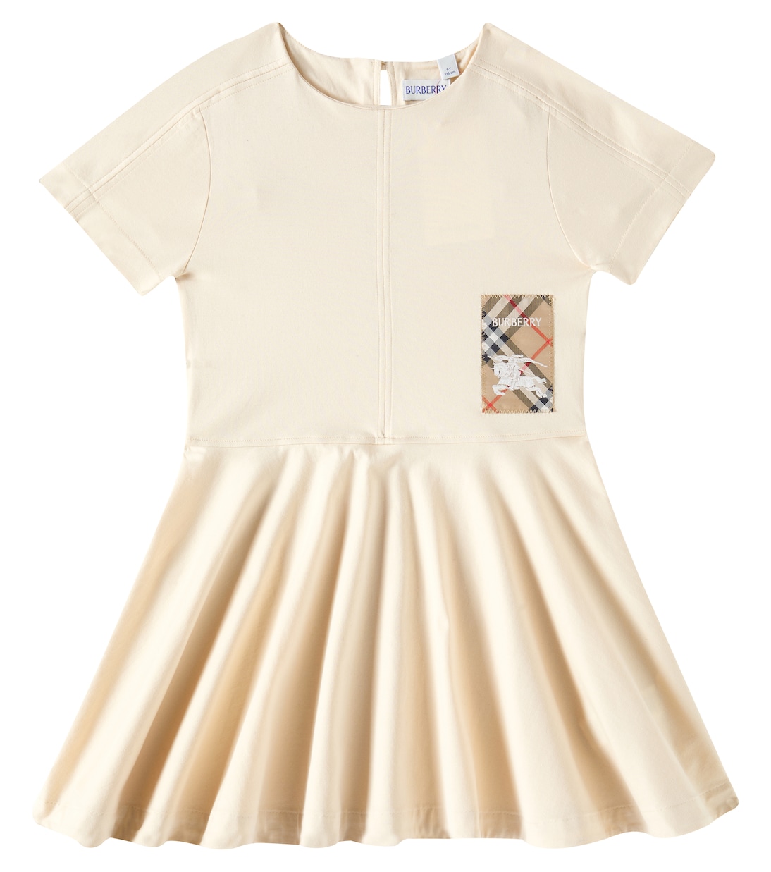 

Платье из хлопкового джерси EKD Burberry Kids, Calico