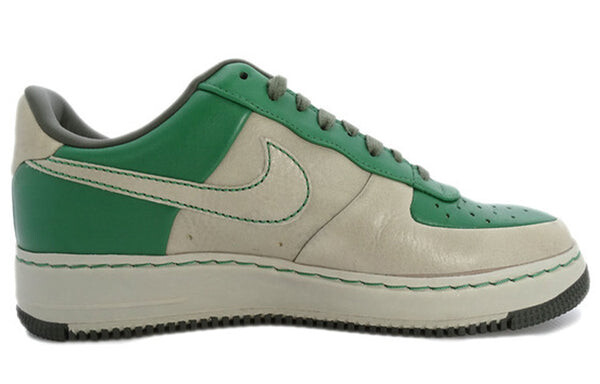 Кроссовки air force 1 supreme '07 'pine green light stone army olive' Nike, зеленый — фото 2