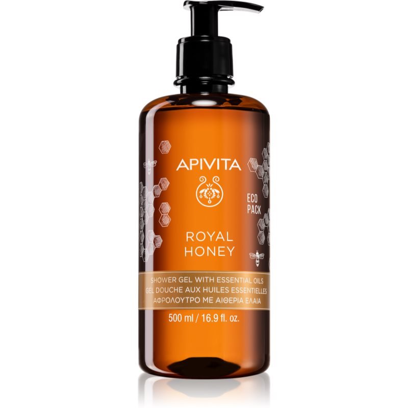 

Увлажняющий гель для душа Apivita Royal Honey с эфирными маслами 500 мл