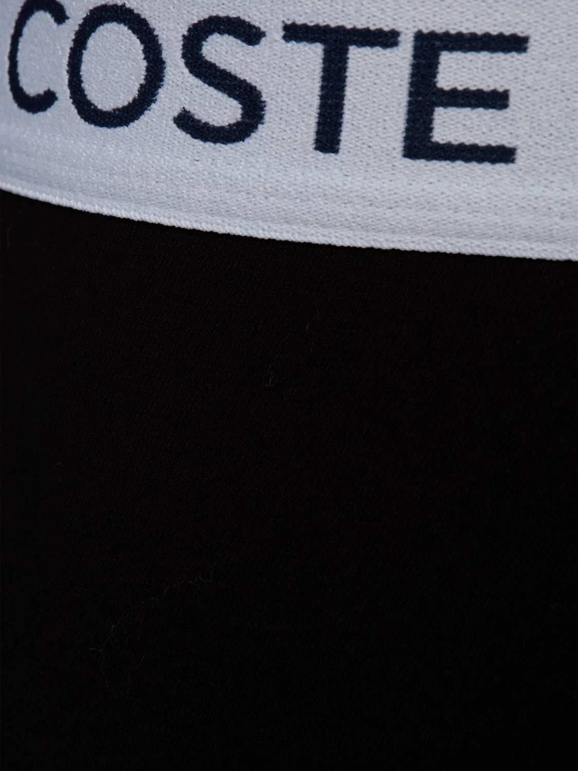 Боксерские шорты Lacoste черного цвета — фото 3