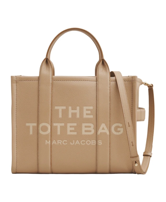 

Кожаная сумка тоут среднего размера Marc Jacobs, коричневый