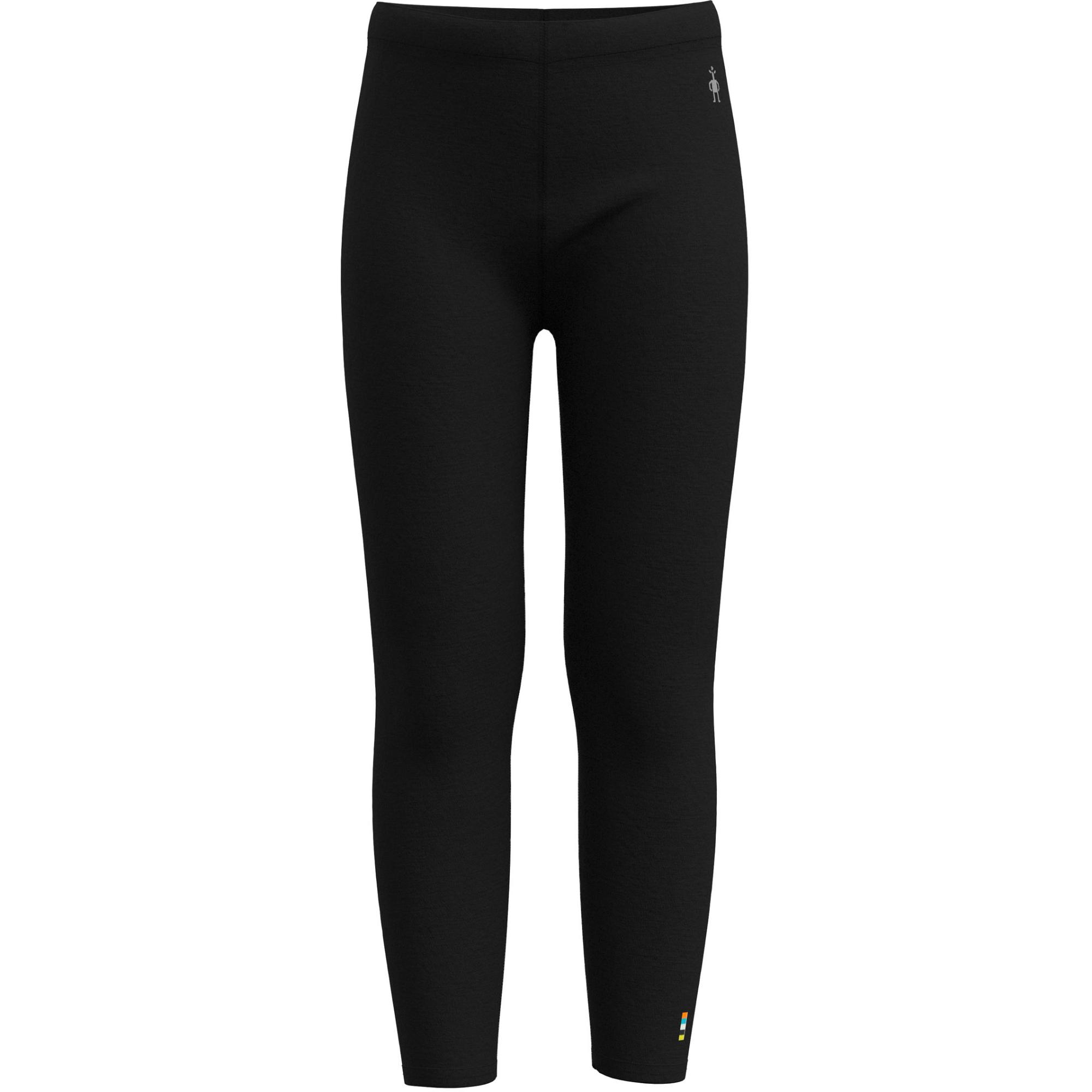 Классические детские термоштаны из мериносовой шерсти. Smartwool, Black — фото 4