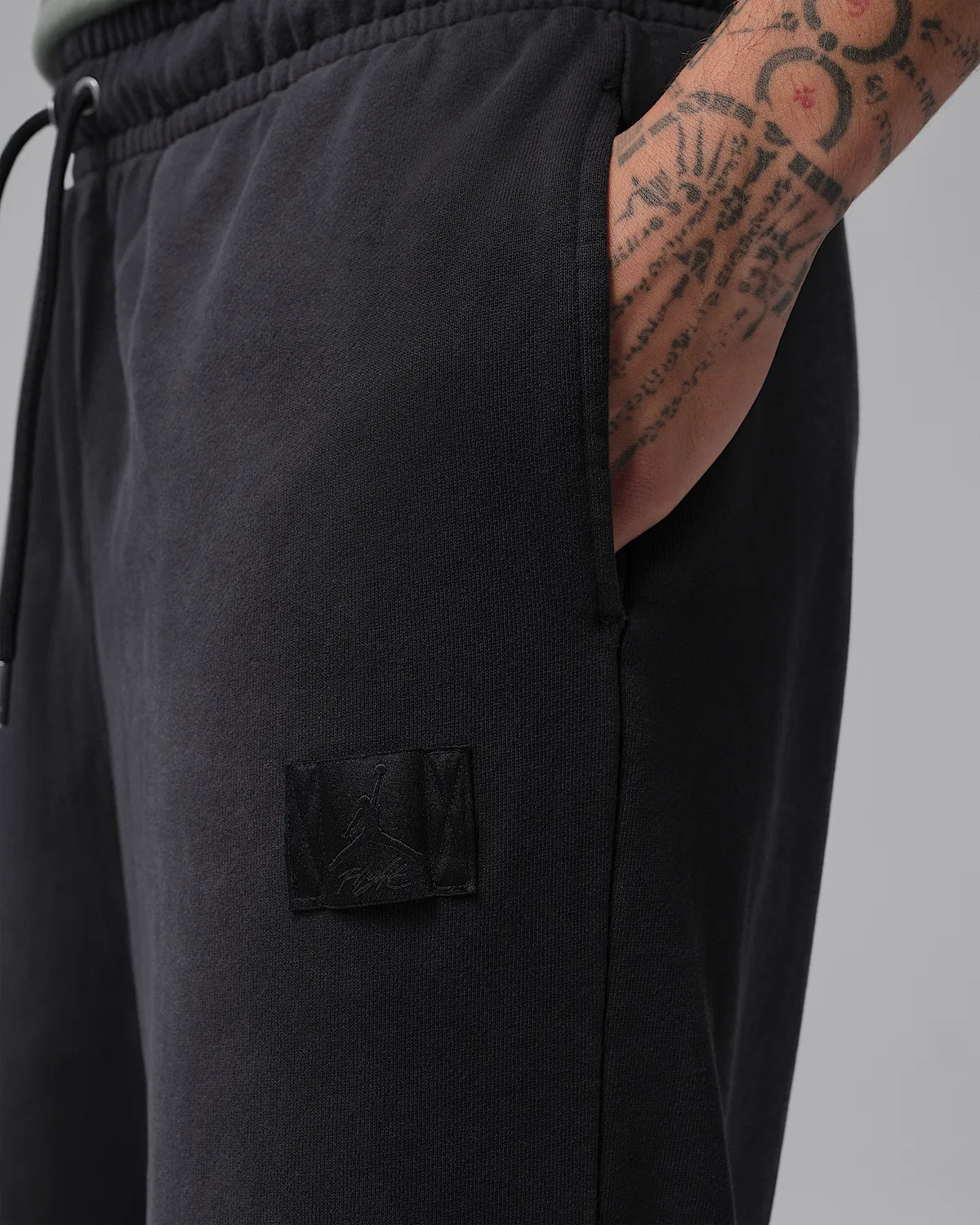 Мужские штаны Jordan Flight Fleece, Black — фото 3