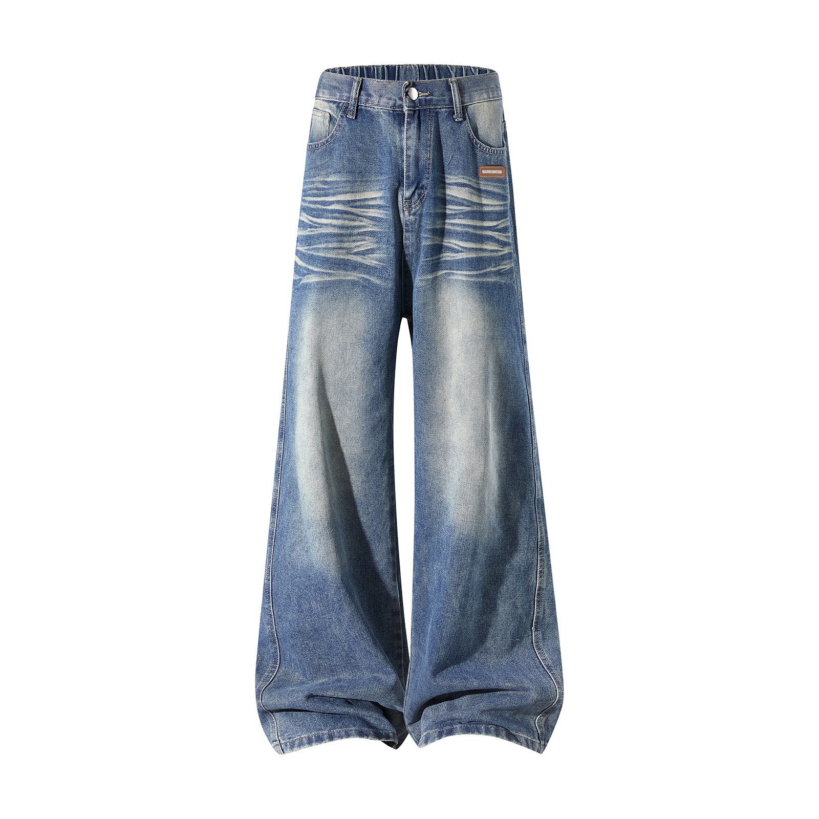 

Джинсы Unisex Moderate Straight Fit WARRIOR, vintage синий[free diy badge]