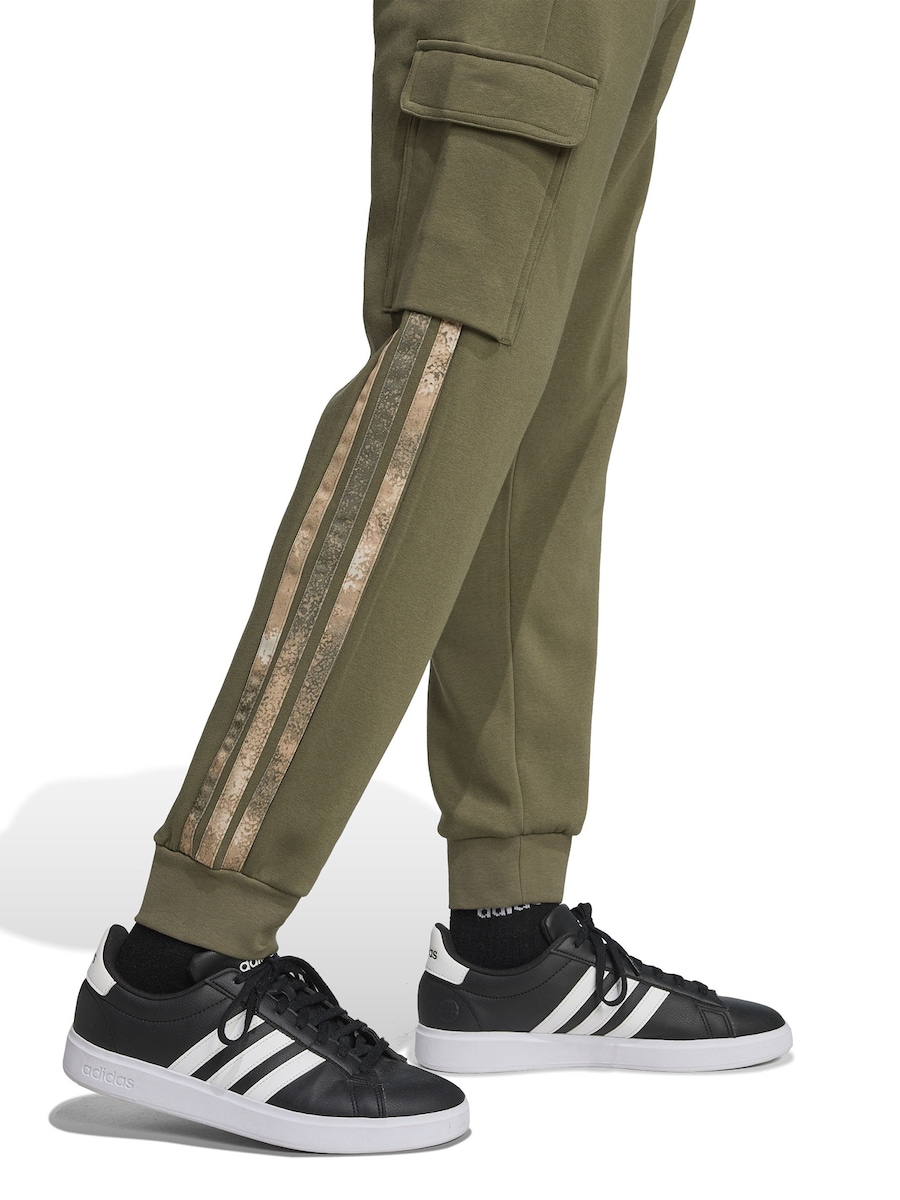 Зауженные спортивные брюки ADIDAS SPORTSWEAR SEA, оливковый — фото 4
