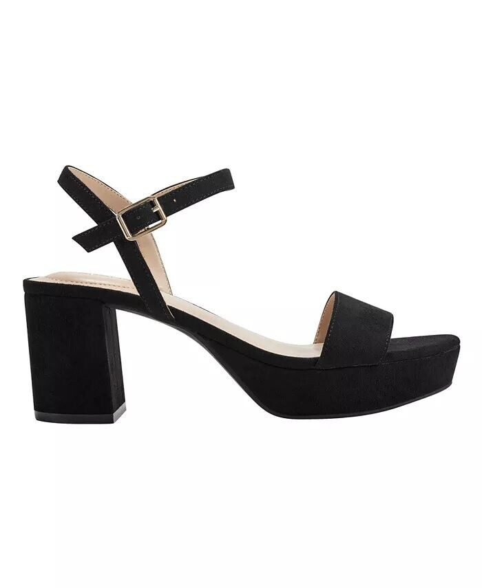 Женские босоножки на платформе Pennie Block Heel Dress Sandals Bandolino, черный — фото 2