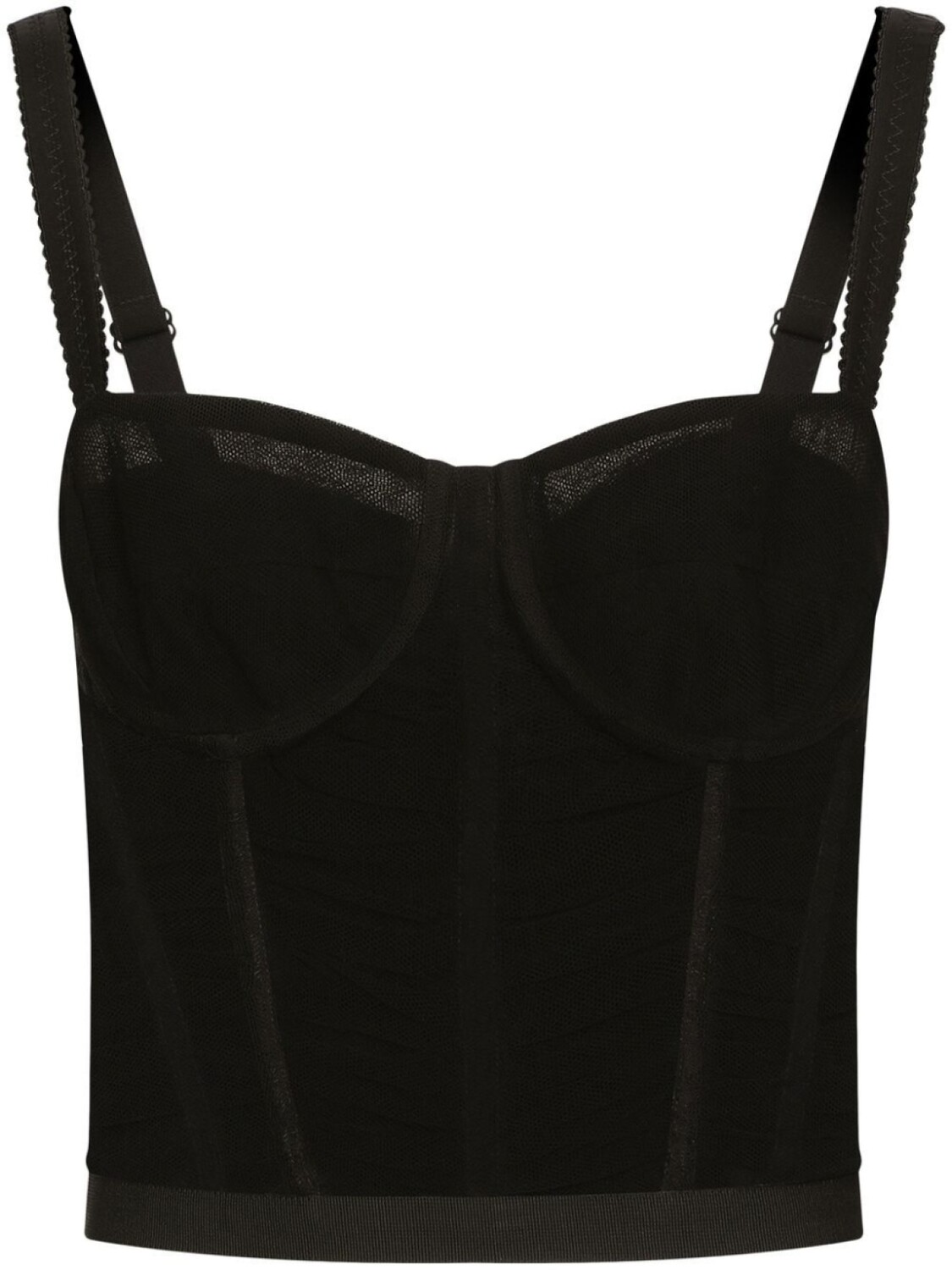 

Dolce & Gabbana топ с драпировкой, черный
