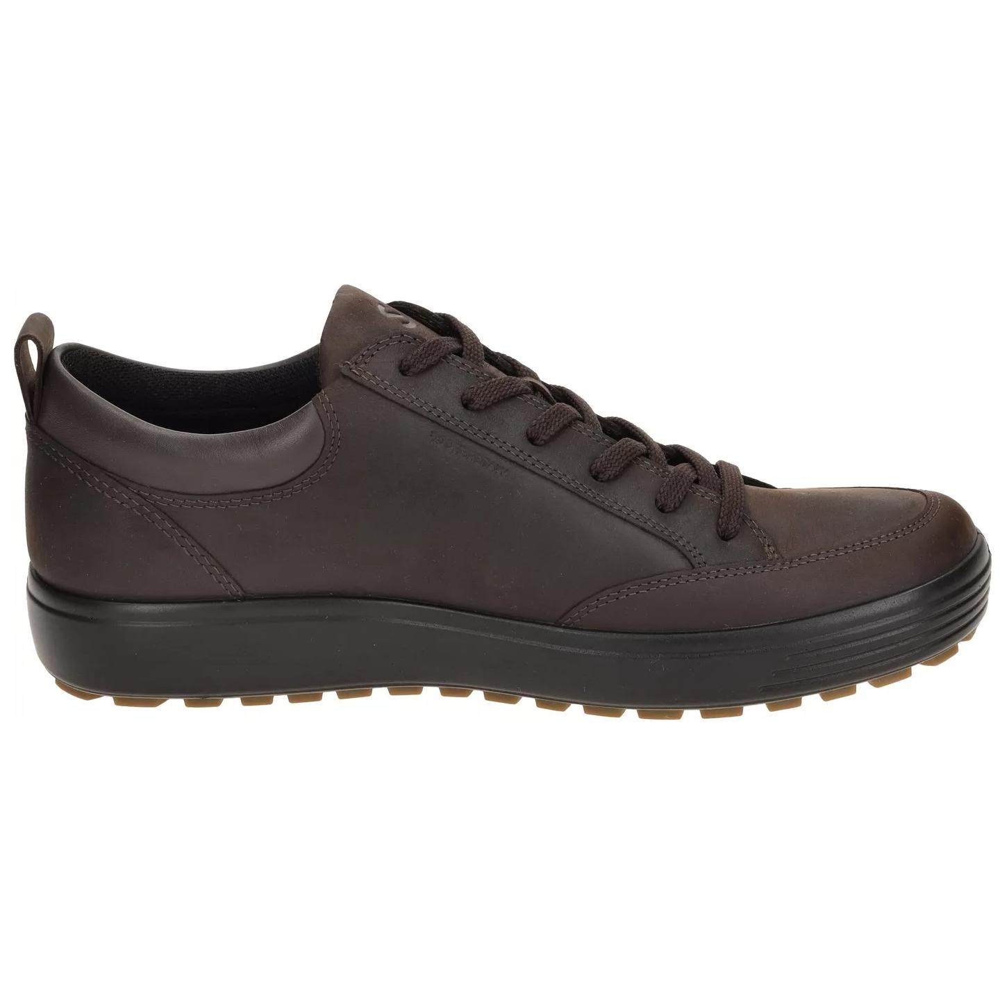 Ecco Мужские мягкие 7 противоскользящие низкие кроссовки Skateboard Brown — фото 3