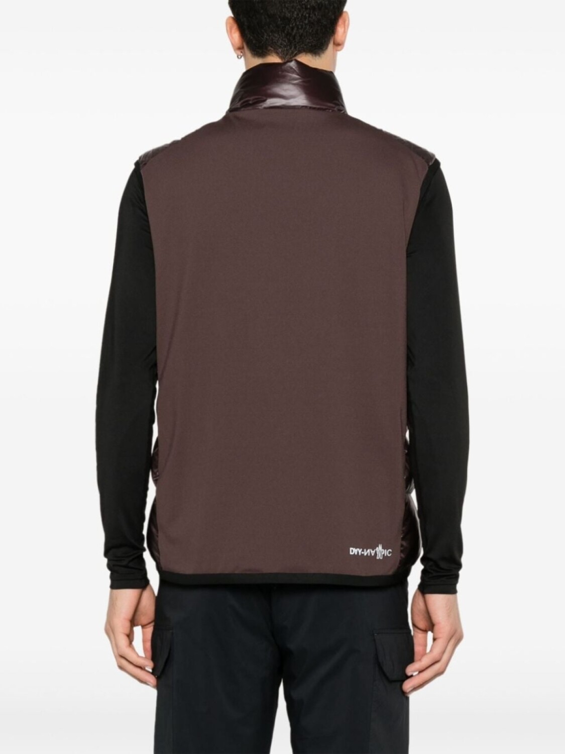 Moncler Grenoble дутый жилет, фиолетовый — фото 3
