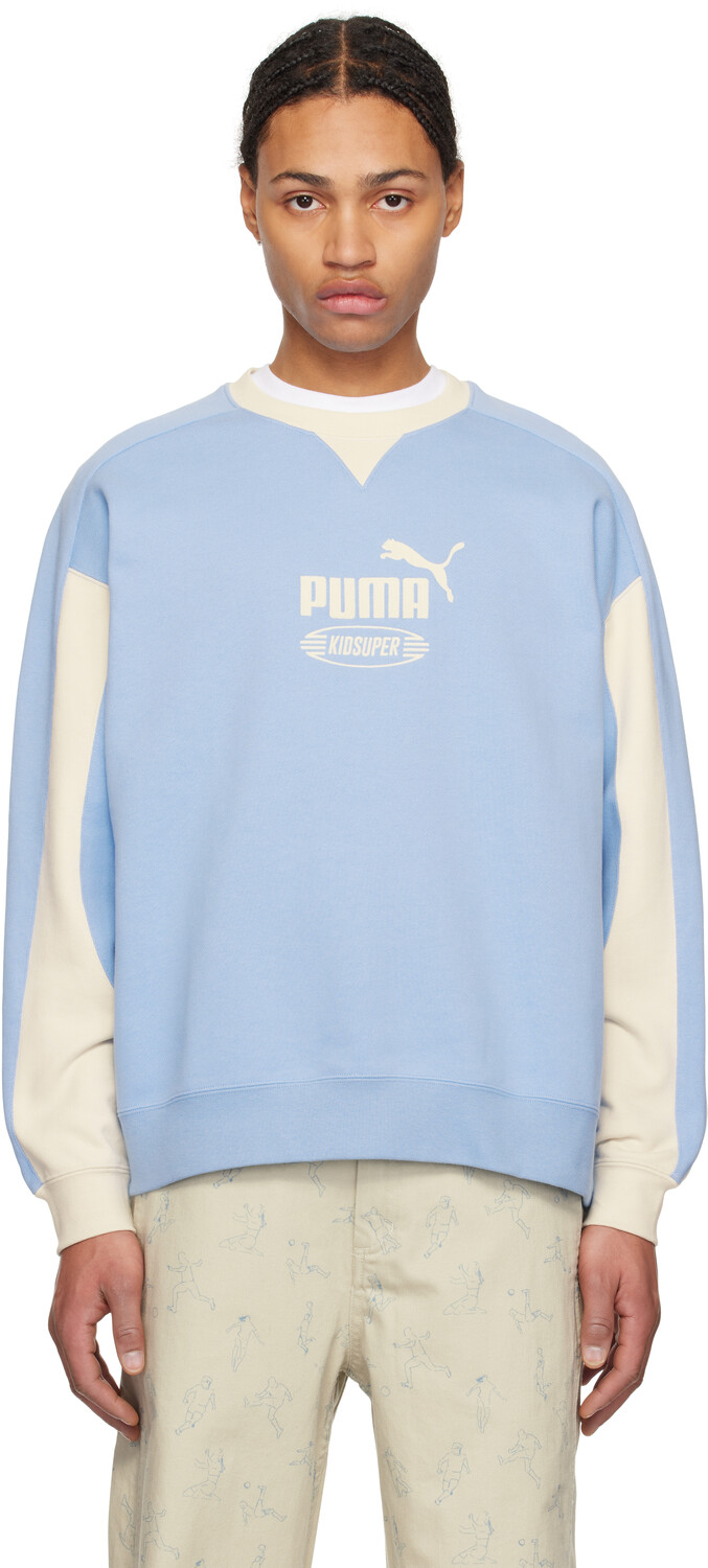

Синяя толстовка PUMA Edition King Crew KidSuper