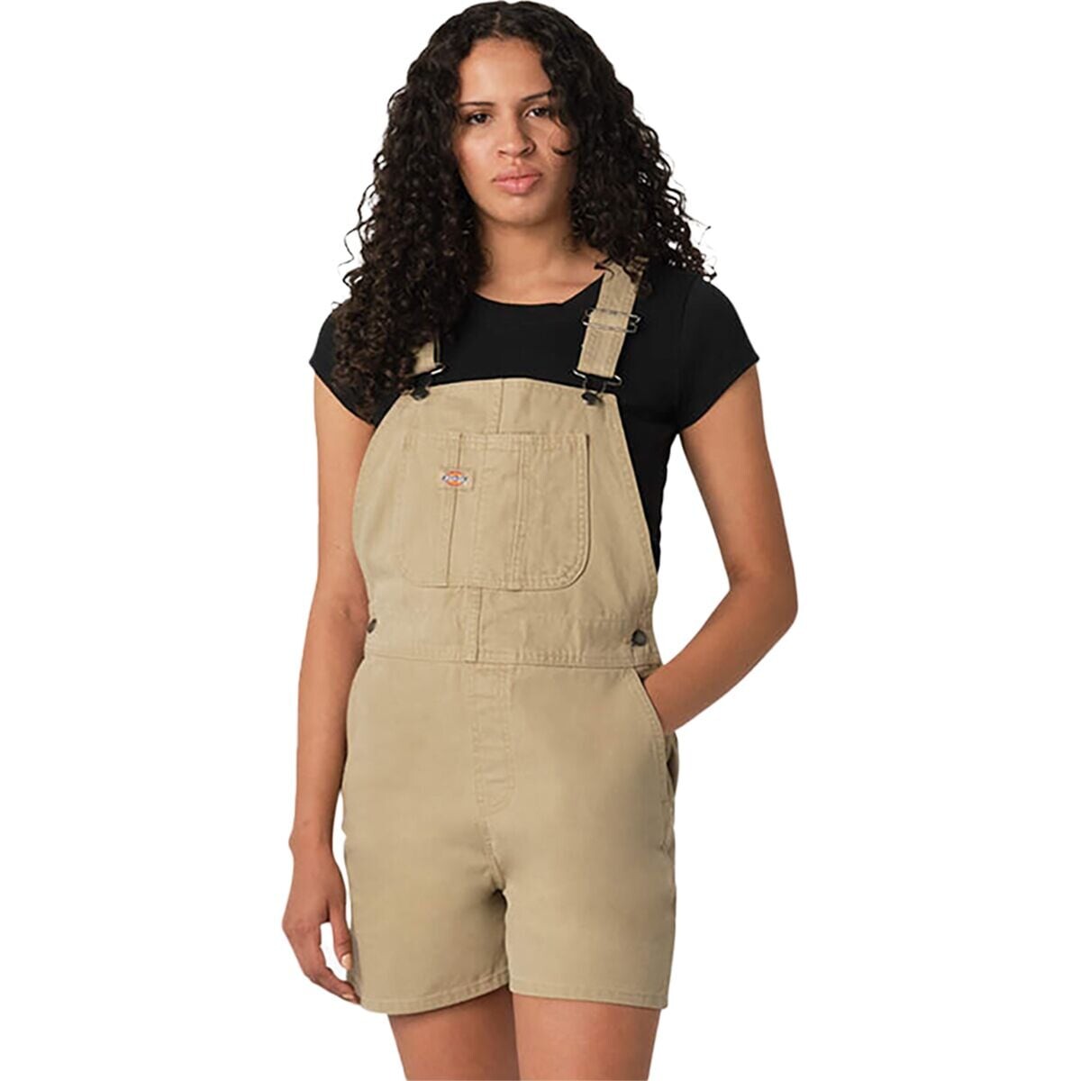 

Короткий нагрудник из ткани duck Dickies, зеленый