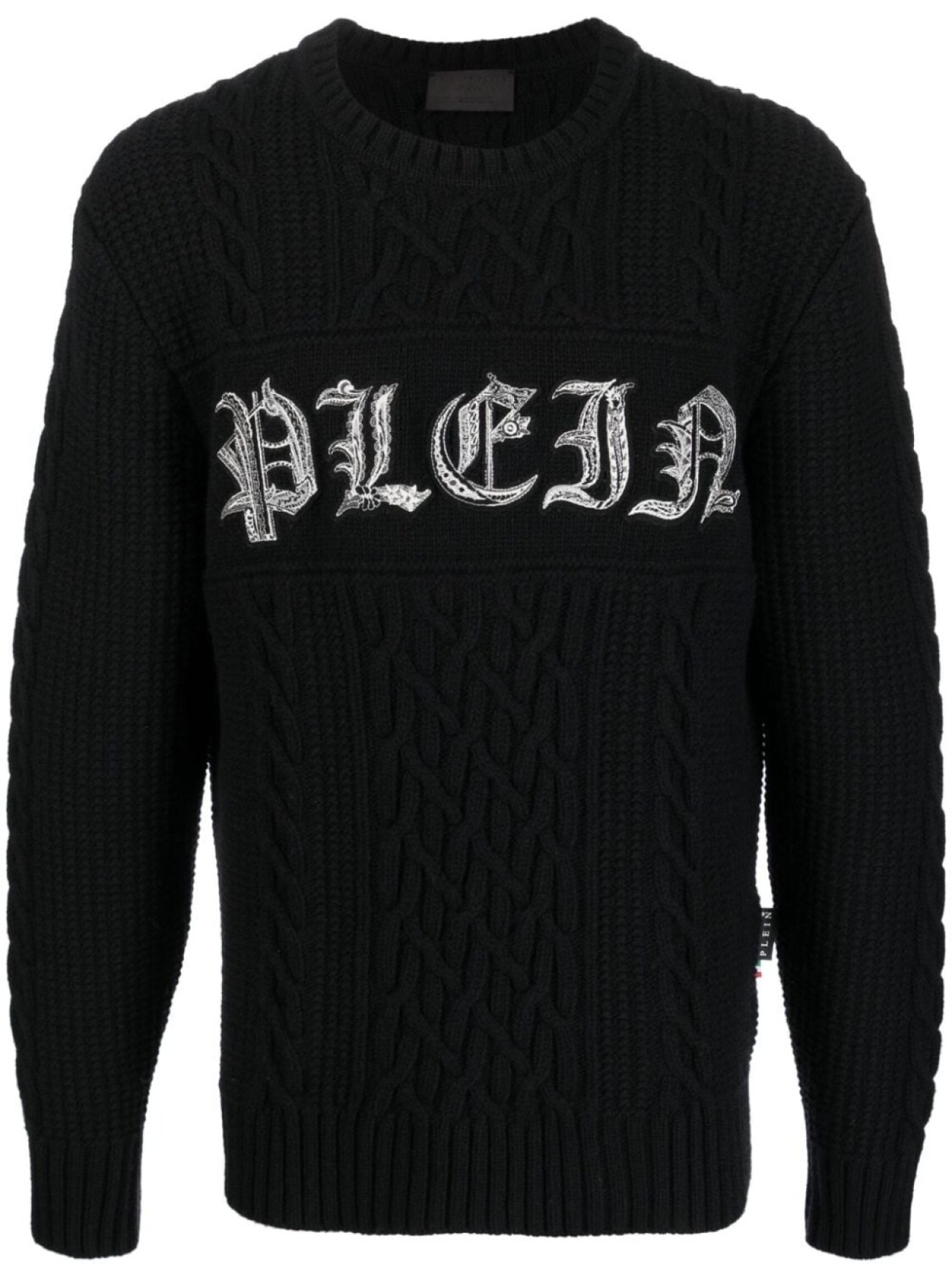 

Philipp Plein шерстяной свитер с логотипом, черный
