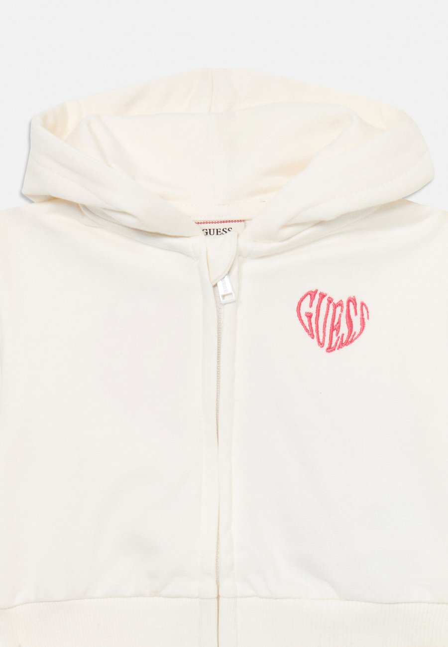 Толстовка Guess Zip-up sweatshirt, Cream White/Off-White — фото 4