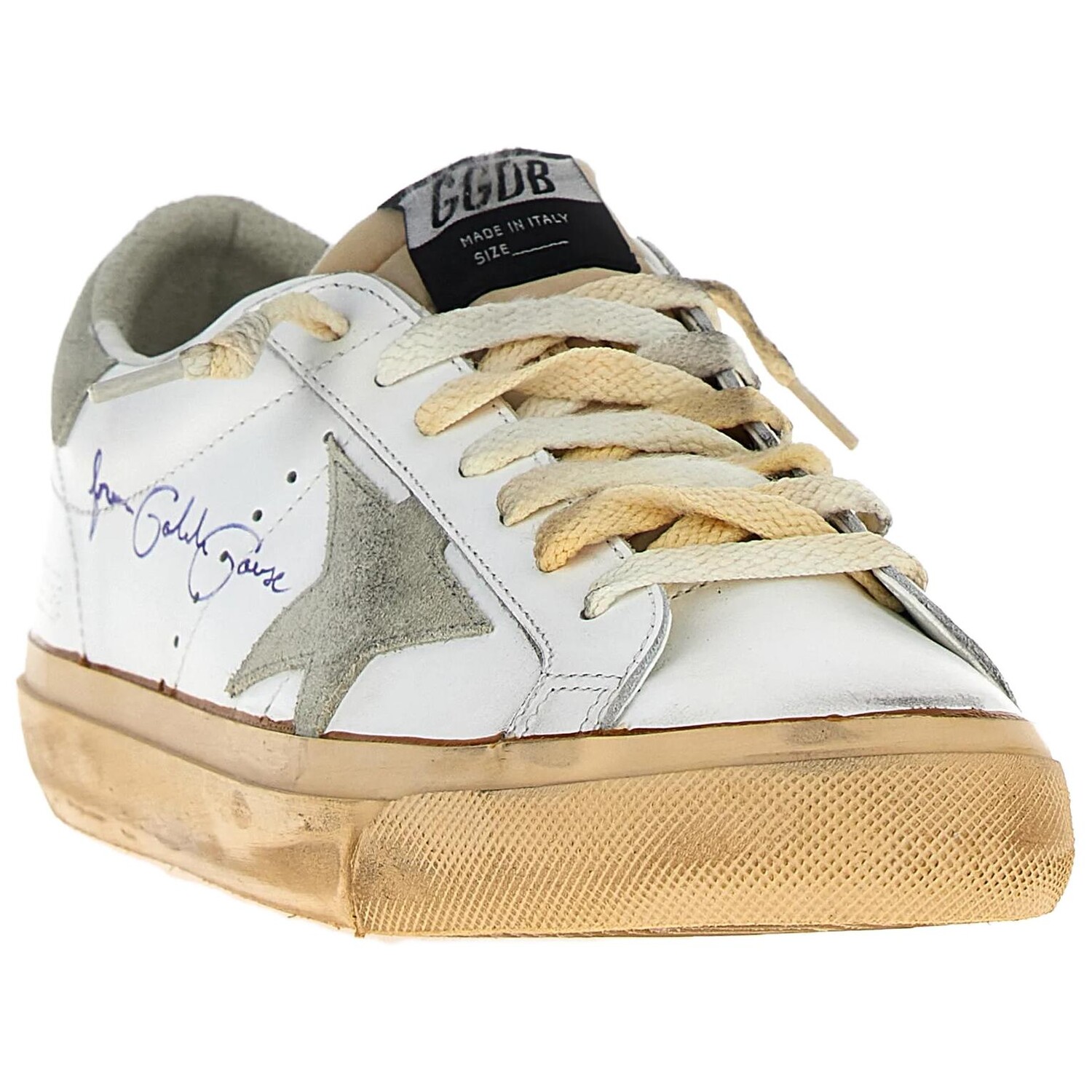 Кроссовки Golden Goose Super-Star Skateboarding Shoes Men Low-top White, белый — фото 3