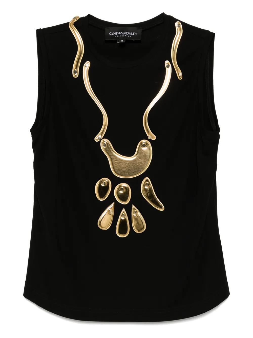 

Топ Calypso без рукавов Cynthia Rowley, черный