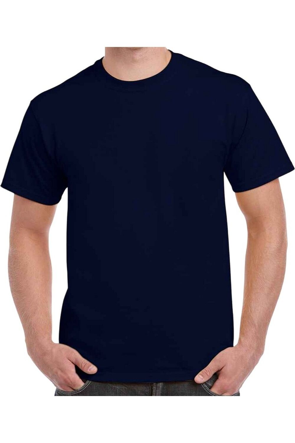 

Футболка мужская Gildan Heavy Cotton с короткими рукавами, темно-синий