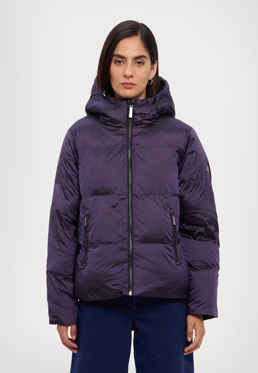 

Зимняя куртка REVERSIBLE HOODED JACKET MICHAEL Michael Kors, черный