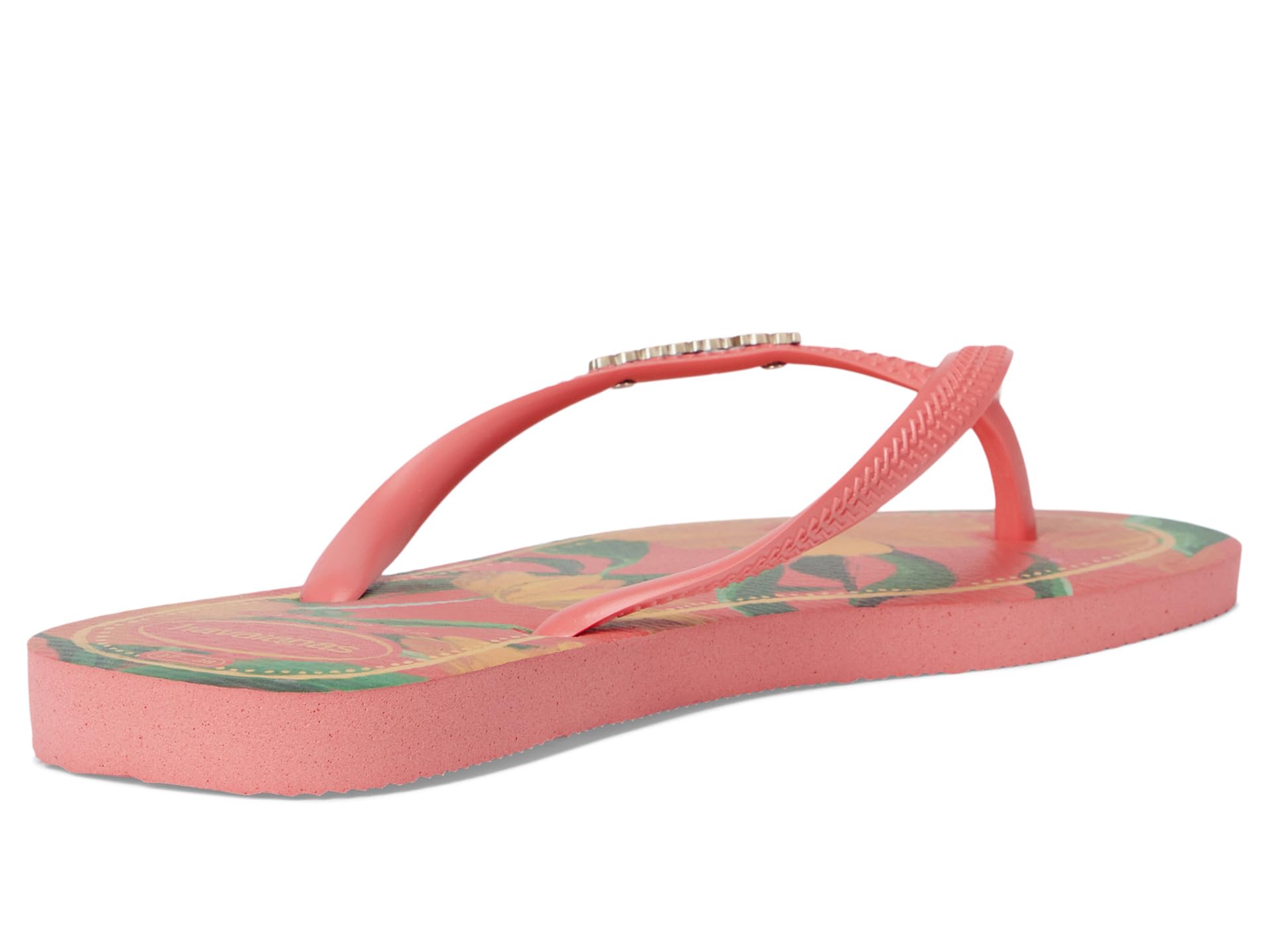 Сандалии Havaianas Slim Tropicalia Vibes Sandals, Tropical Coral — фото 4
