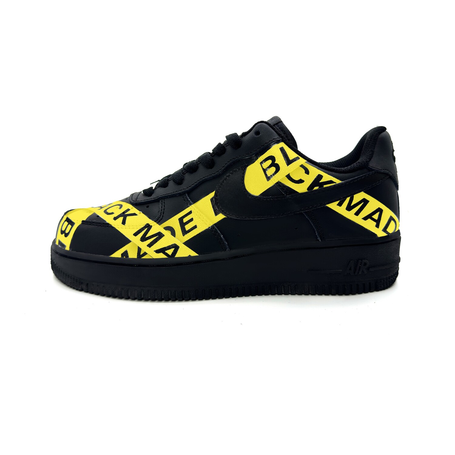 

Кроссовки Nike Air Force 1 Skateboarding Shoes Unisex Low-top Black/Yellow, черный