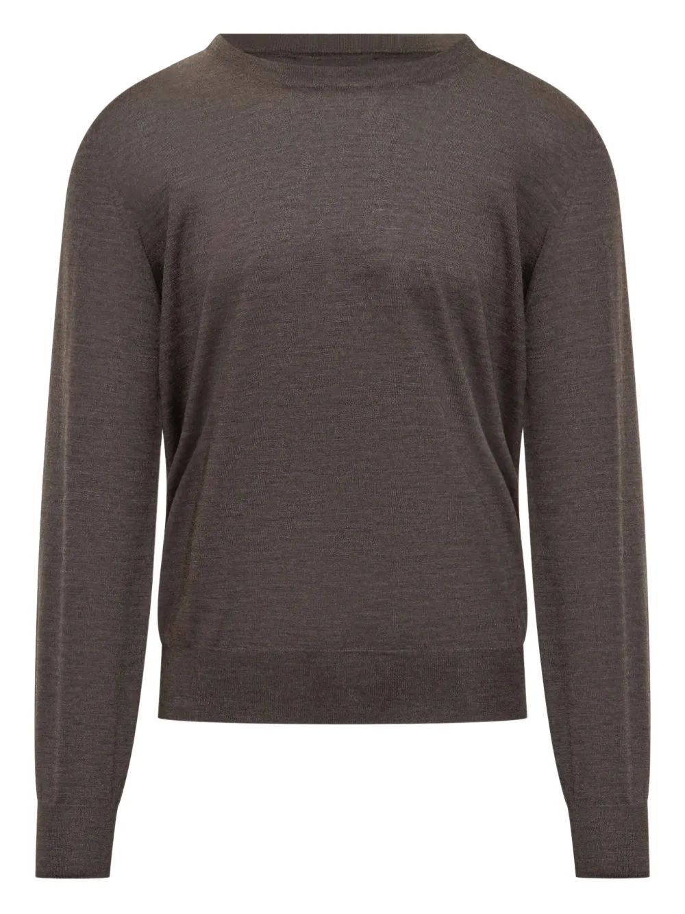 

Свитер с круглым вырезом Brunello Cucinelli, коричневый