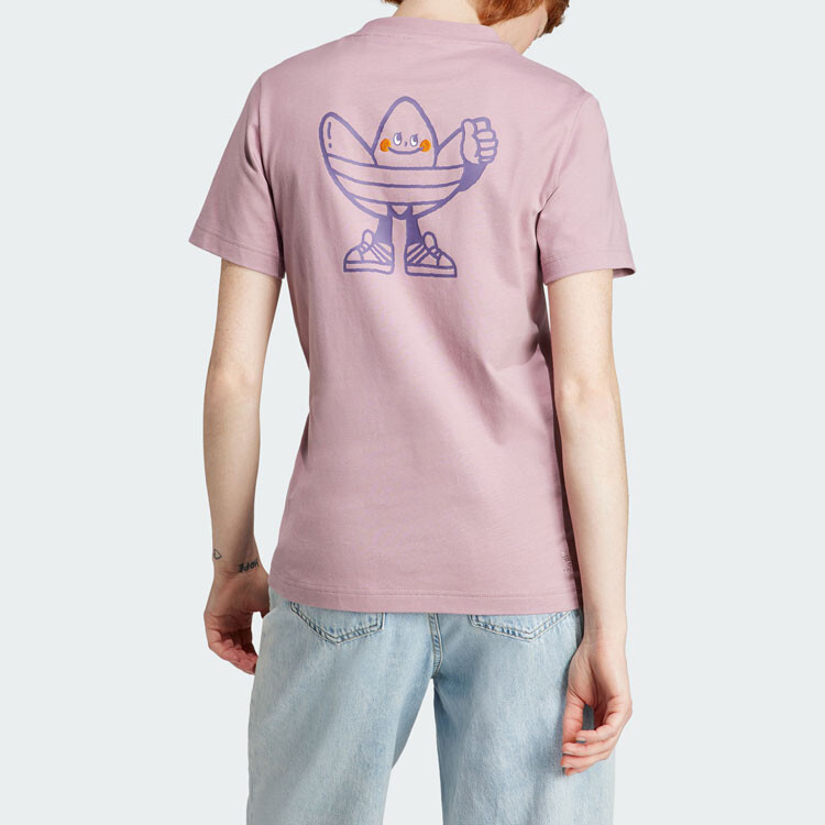 Футболка женская Magic Purple Powder Adidas Originals — фото 3