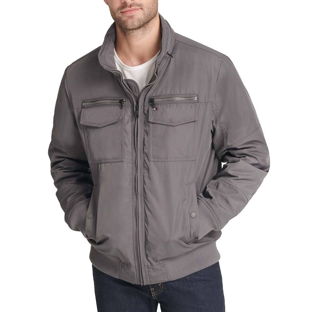

Мужской легкий бомбер Tommy Hilfiger Performance, цвет Iron Gray