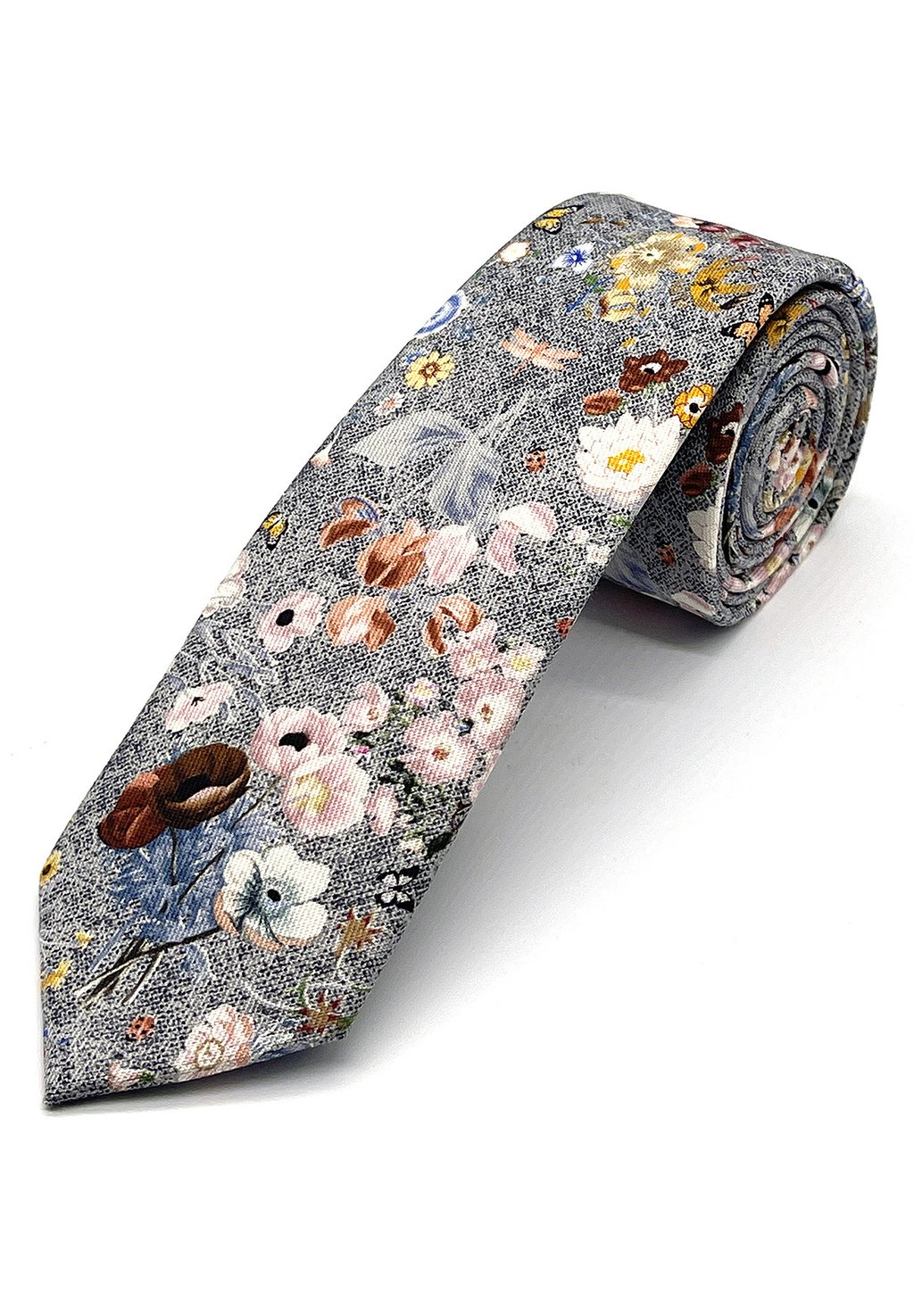 

Галстук MIT FLORALEM DRUCK Prince Bow Tie, серый