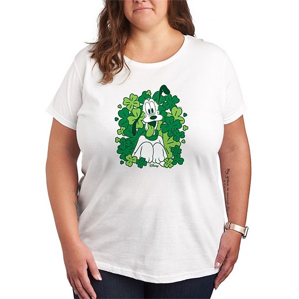 

Футболка Plus size 's pluto shamrocks Disney, White, Белый, Футболка Plus size 's pluto shamrocks Disney, White
