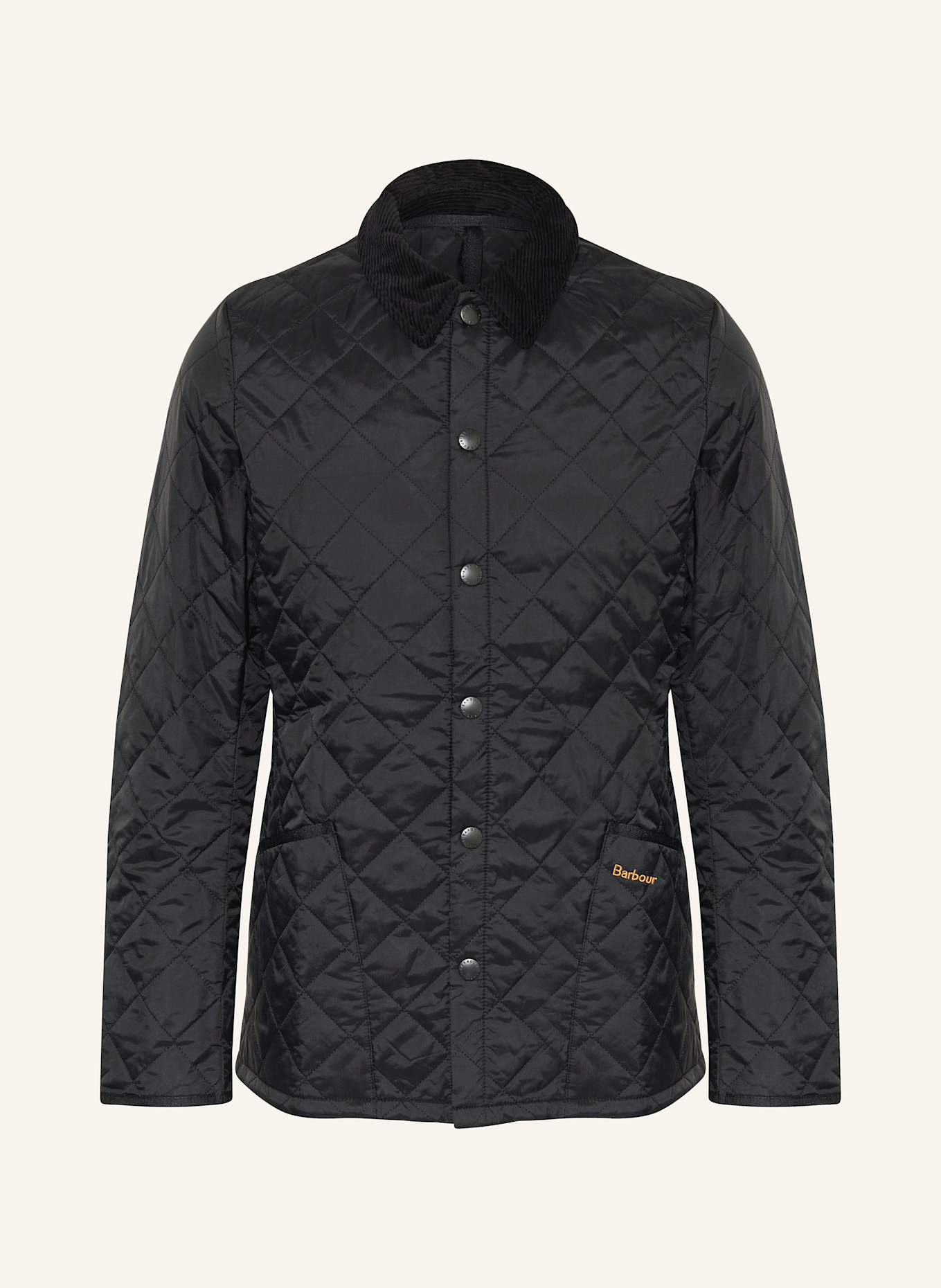 

Стеганая куртка наследия Лиддесдейл Barbour, черный